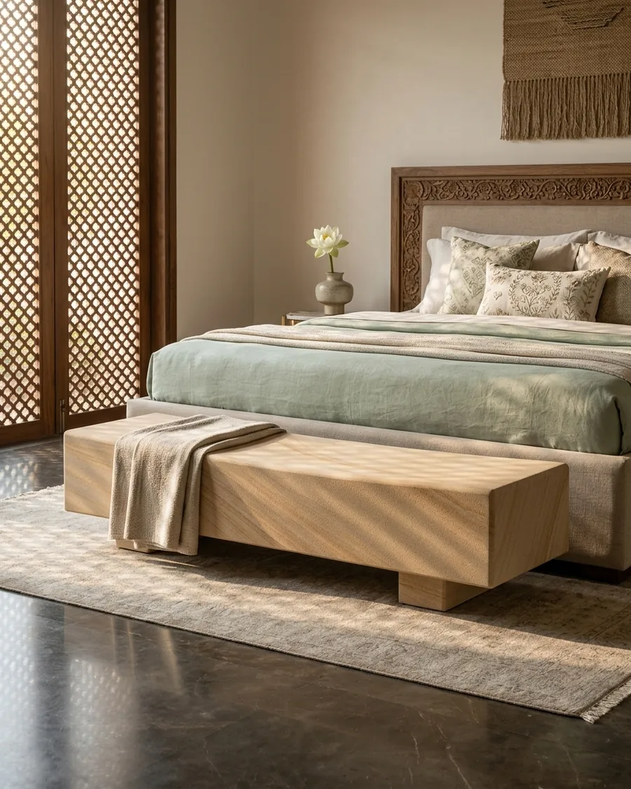 Aasan in a living space