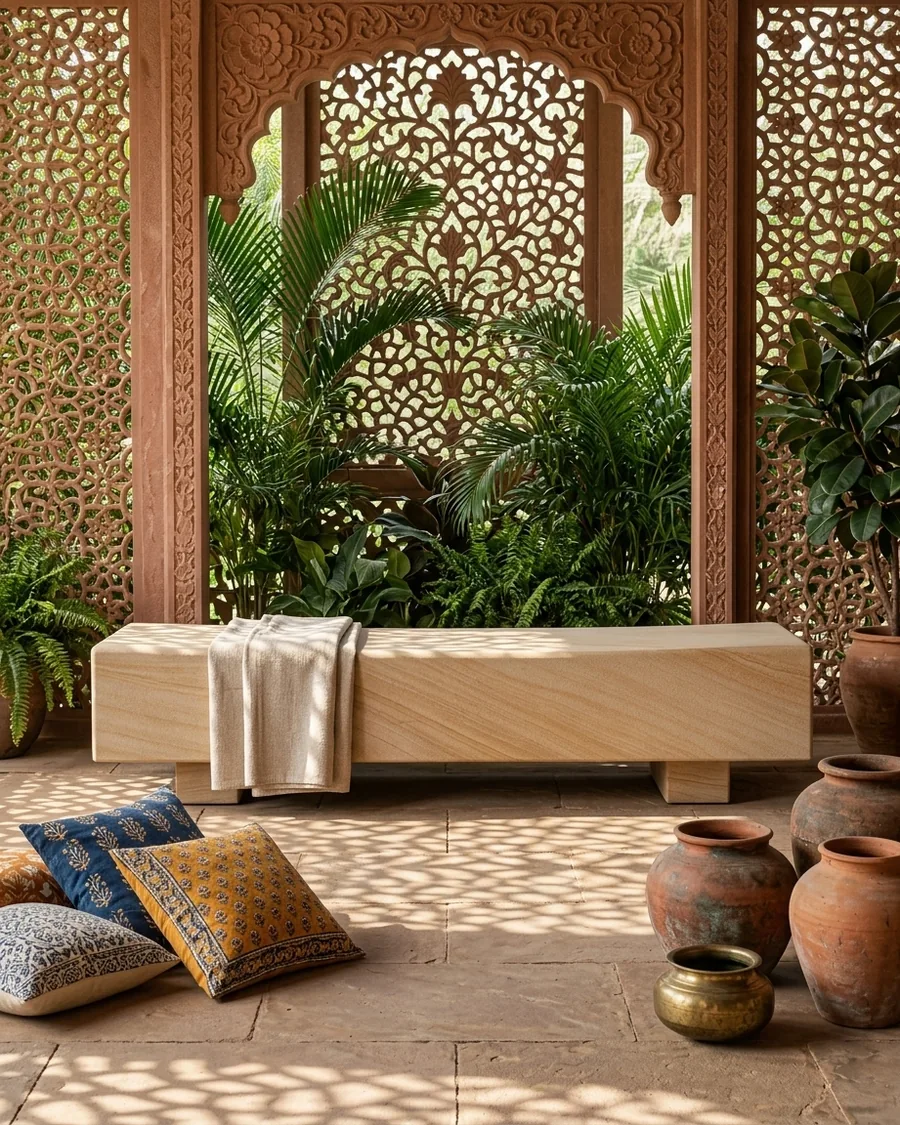 Aasan in a home setting
