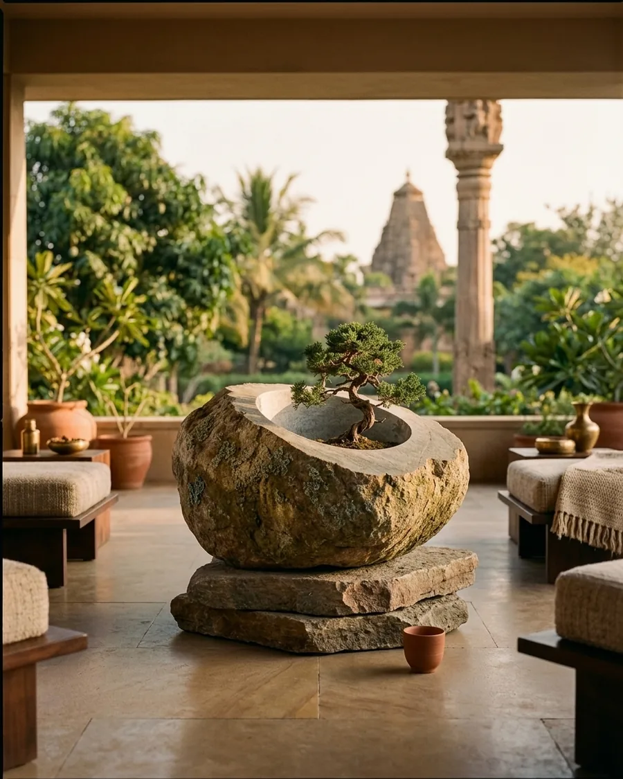Parvat in a living space