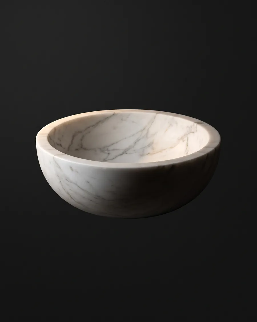 Anjali in Indian Statuario Marble — seen from another angle