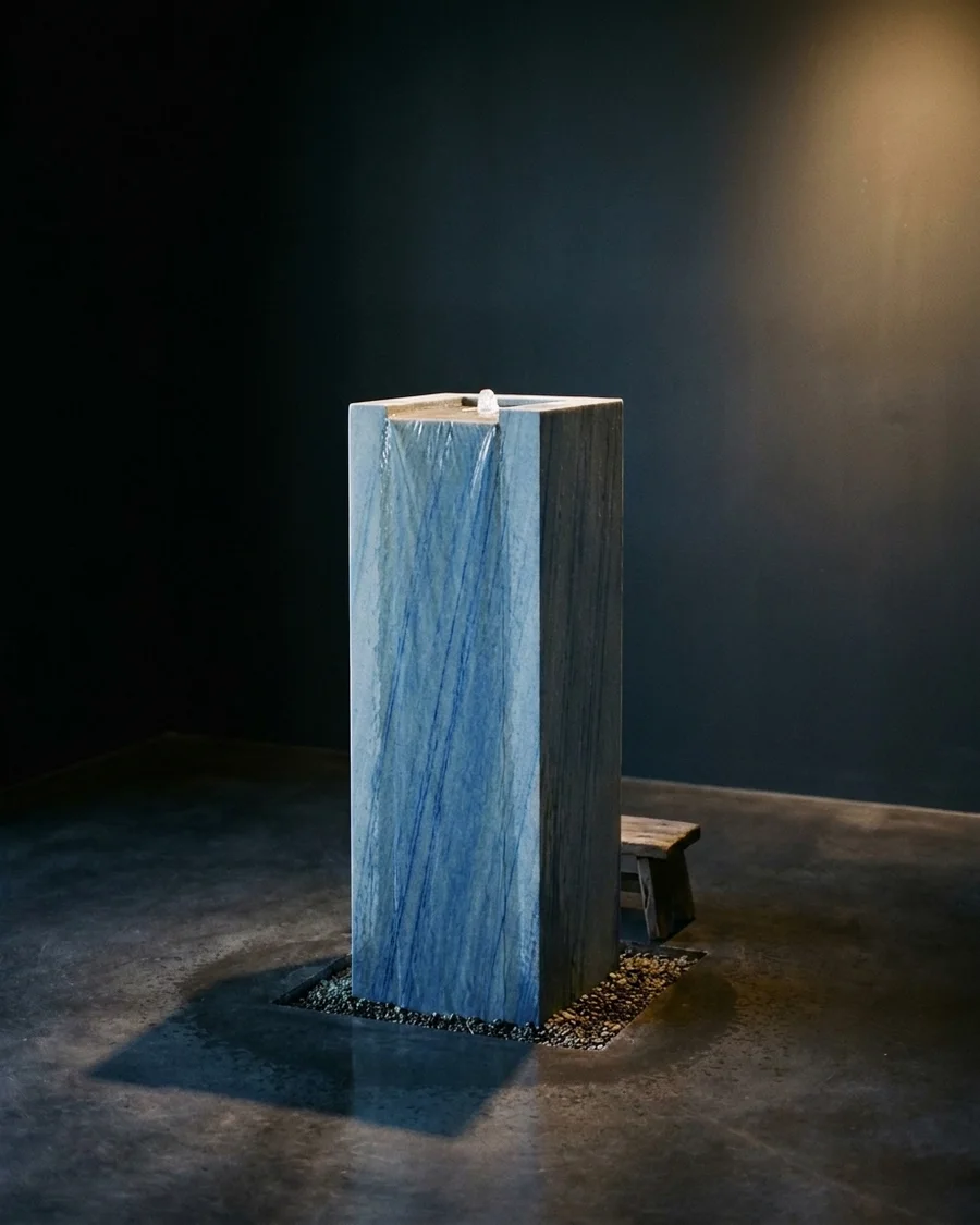 Sarita in Sky Blue Quartzite — seen from another angle