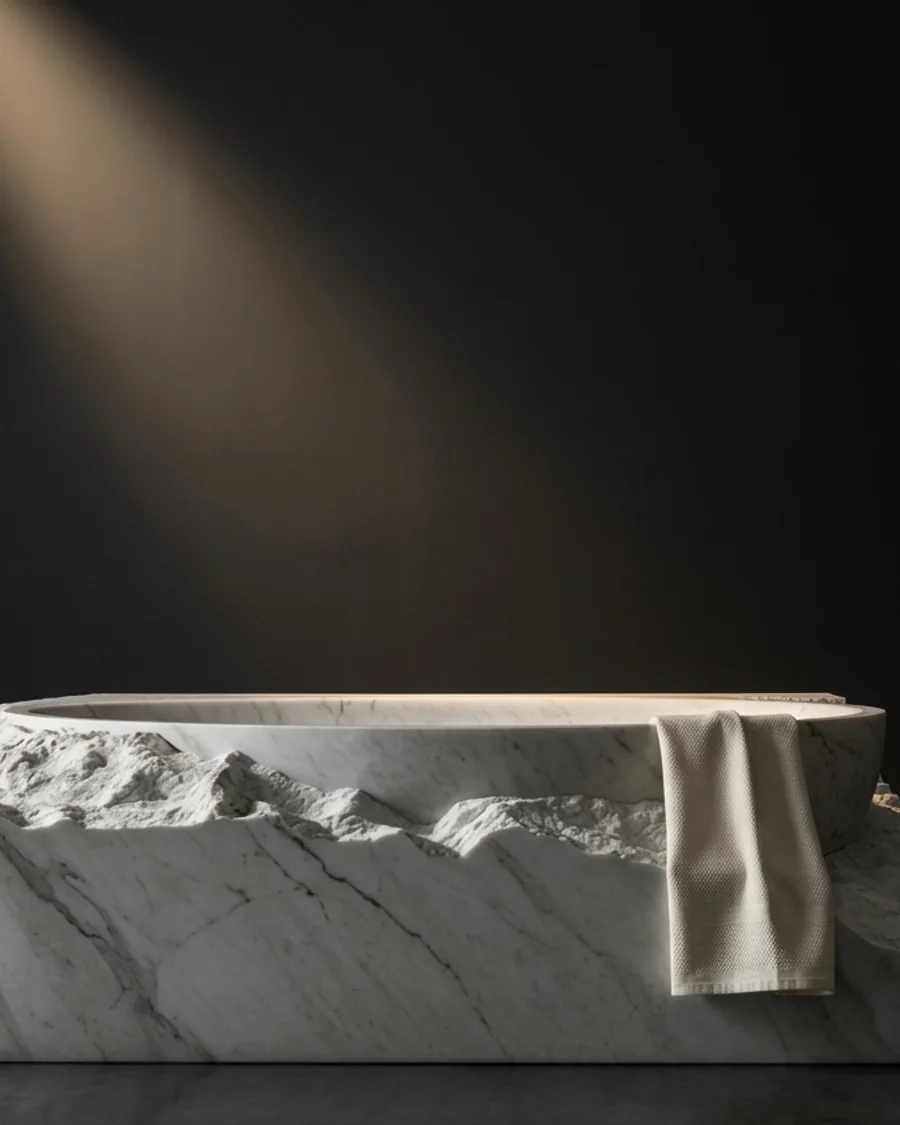 Giri — White-grey marble