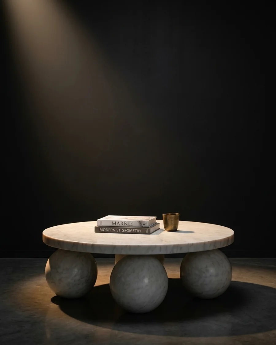 Gola in White marble