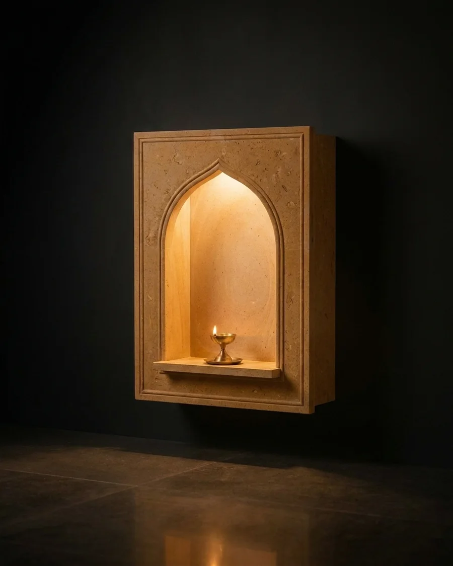 Aaradhya in Jaisalmer Gold Limestone — seen from another angle