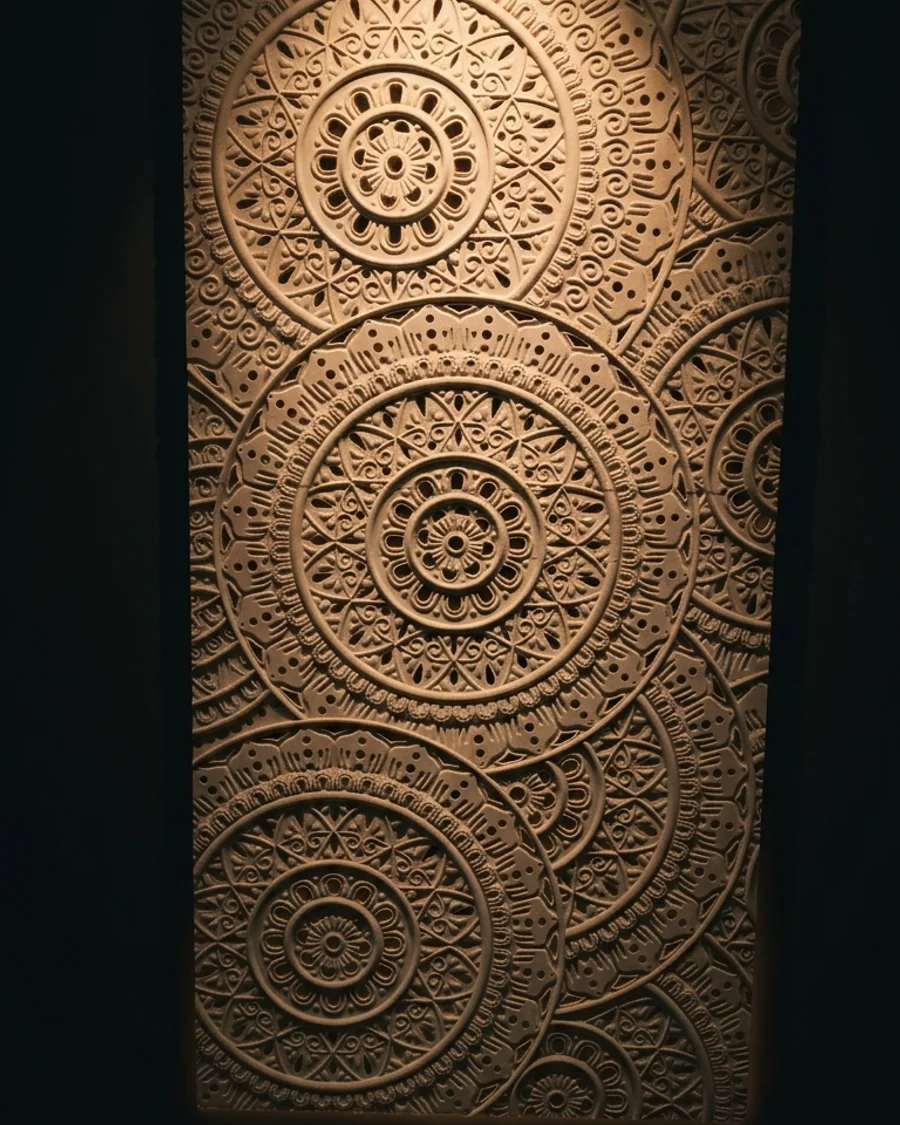 Mandala — Beige sandstone