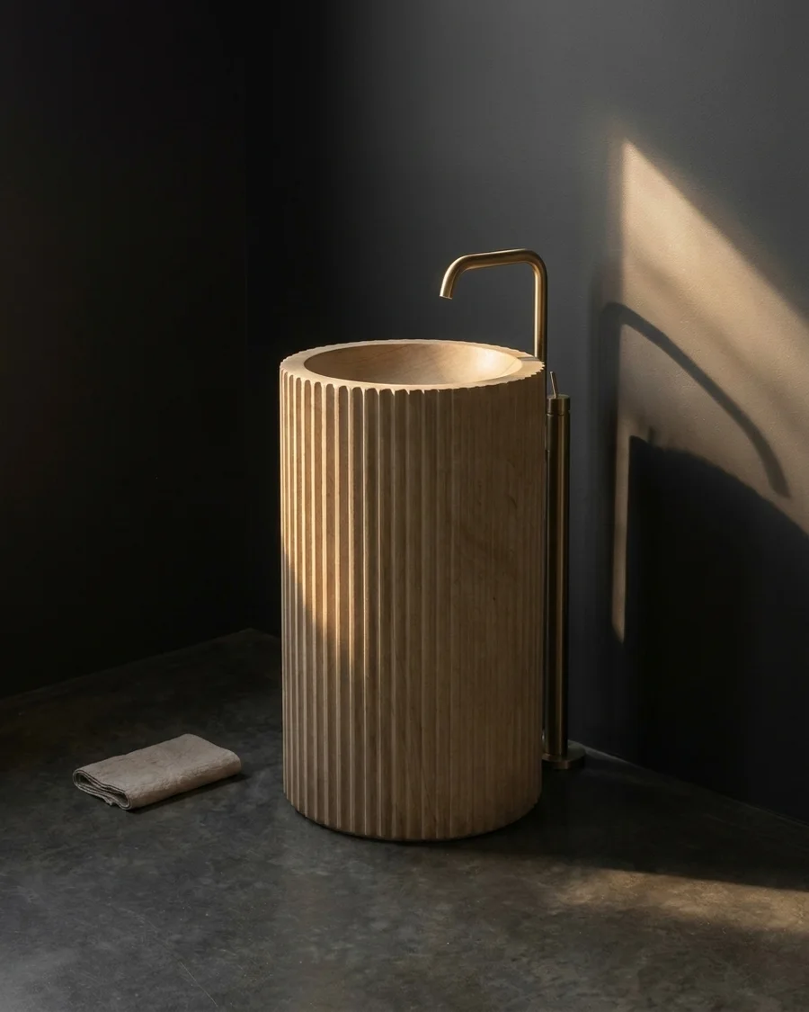 Dhruva in Dholpur Beige Sandstone — seen from another angle