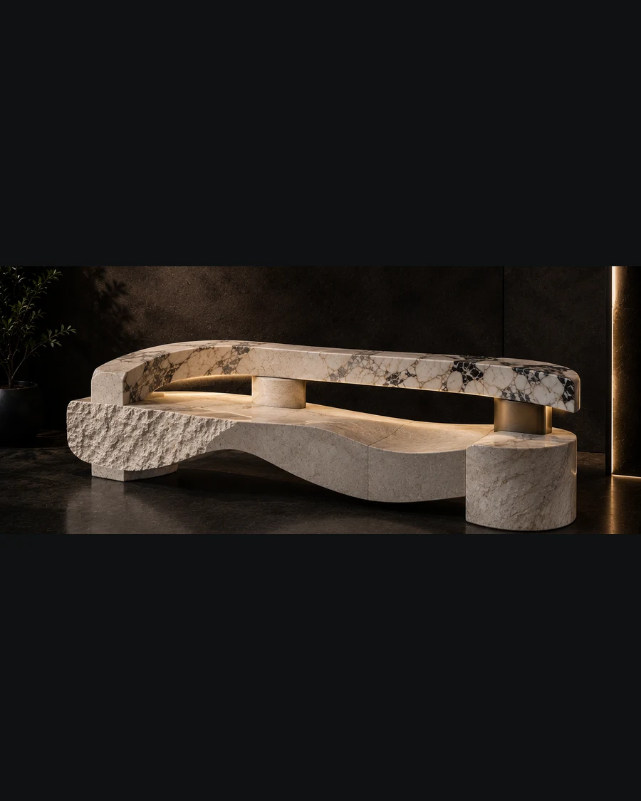 Pravaha — Statuario & Viola Breccia