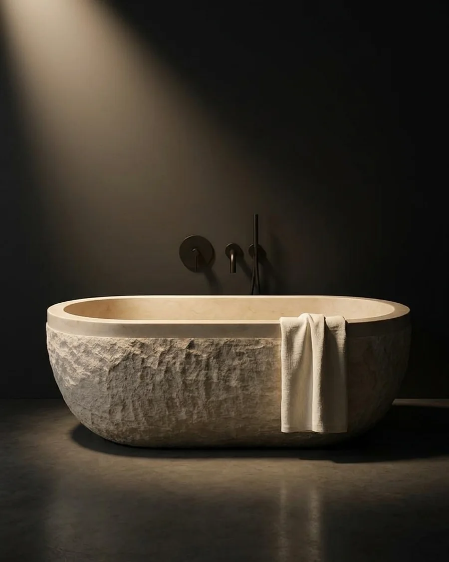 Pushkara in Travertine
