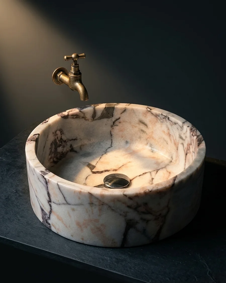 Pushpa — Indian Viola marble