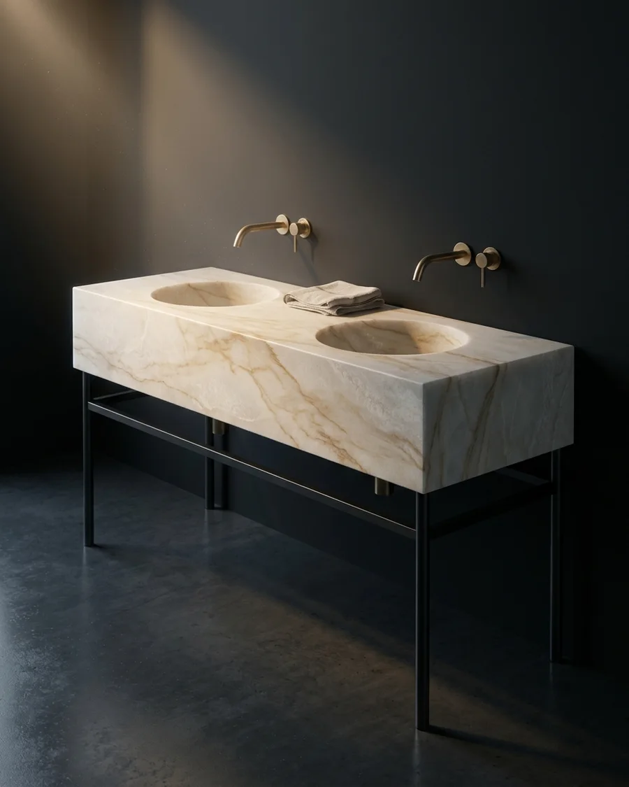 Tatva — Golden Ivory Quartzite · double, 200 cm