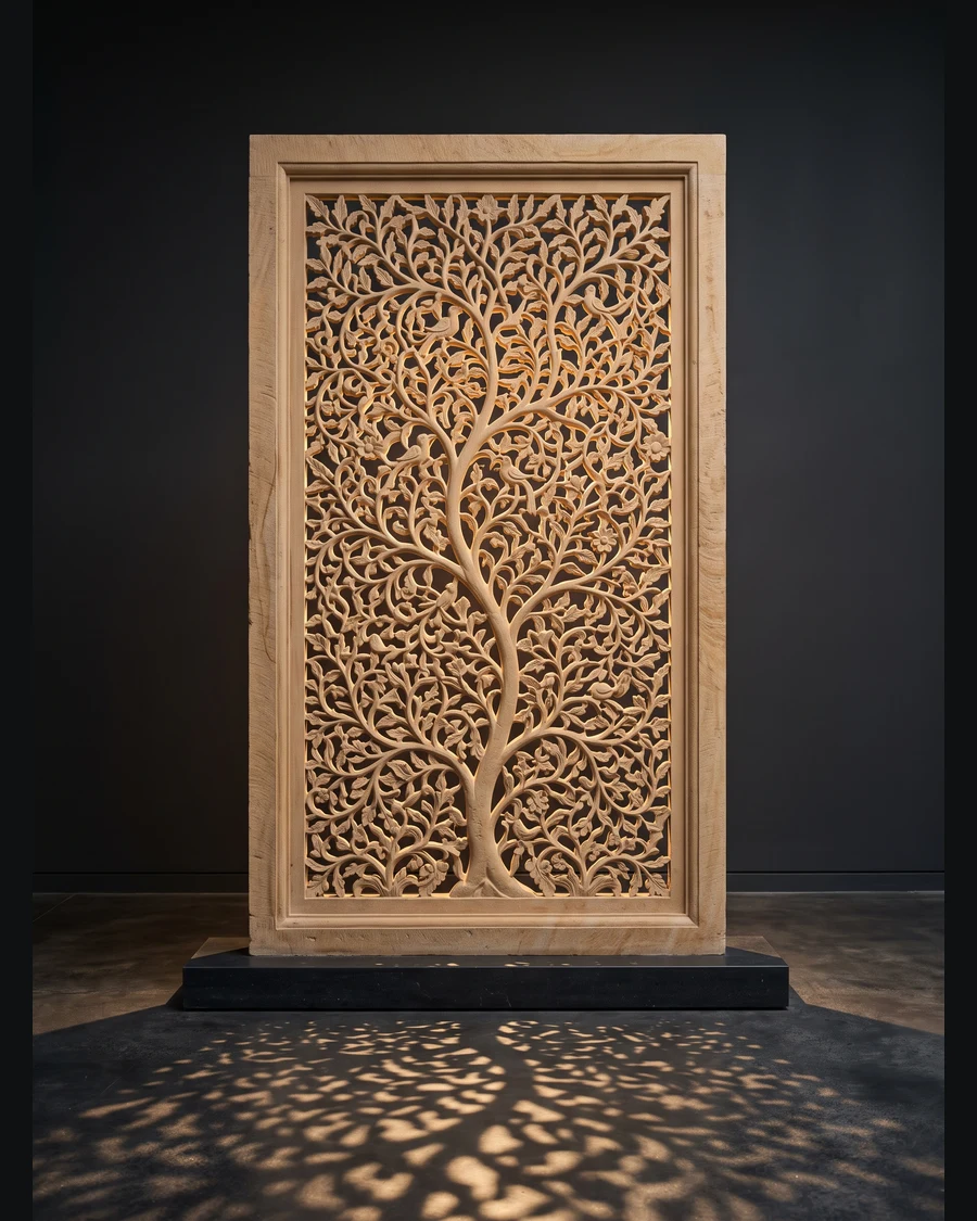 Vriksha — Dholpur Beige Sandstone